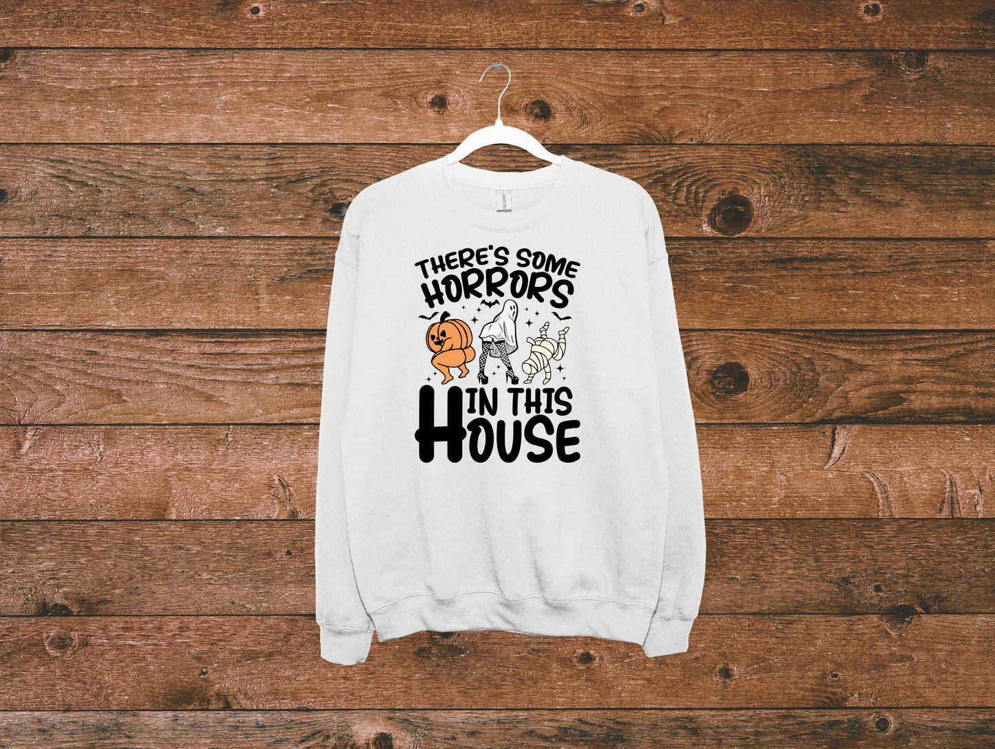 There's some "Horrors" in the house Crew Neck Sweaters