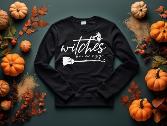 Witches please!! Crew Neck Sweaters