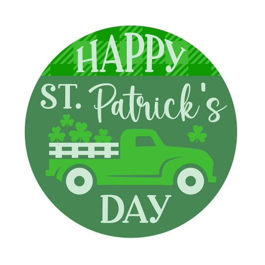 Happy St. Patrick's Day Door Sign