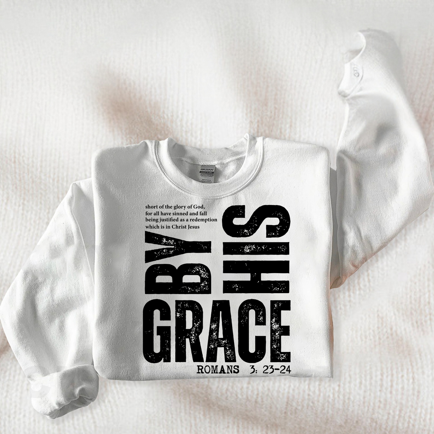 By his Grace Crew Neck Sweaters
