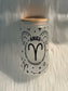 Zodiac Sign  Glass can