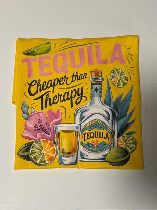 Tequila cheaper Than Therapy T-Shirt