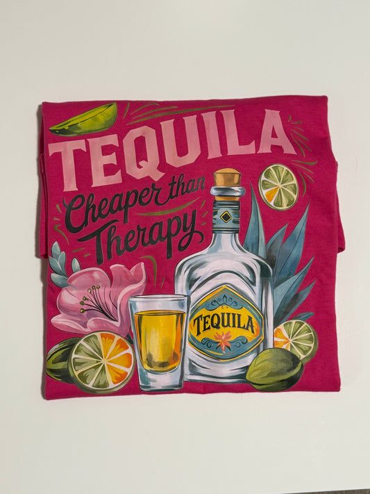Tequila cheaper Than Therapy T-Shirt
