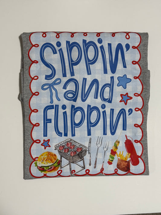 Sippin and Flippin T-Shirt